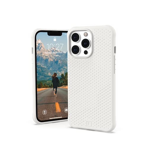 [U] By Uag Designed For Iphone 13 Pro Case White Marshmallow Dot Slim Fit Lightweight Stylish Pattern Impact Resistant Protective Phone Cover, [6.1-Inch Screen]