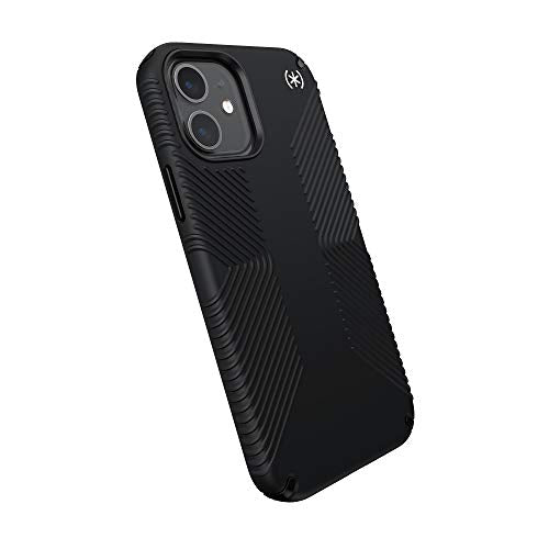 Speck Products Presidio2 Grip Iphone 12, Iphone 12 Pro Case, Black/Black/White