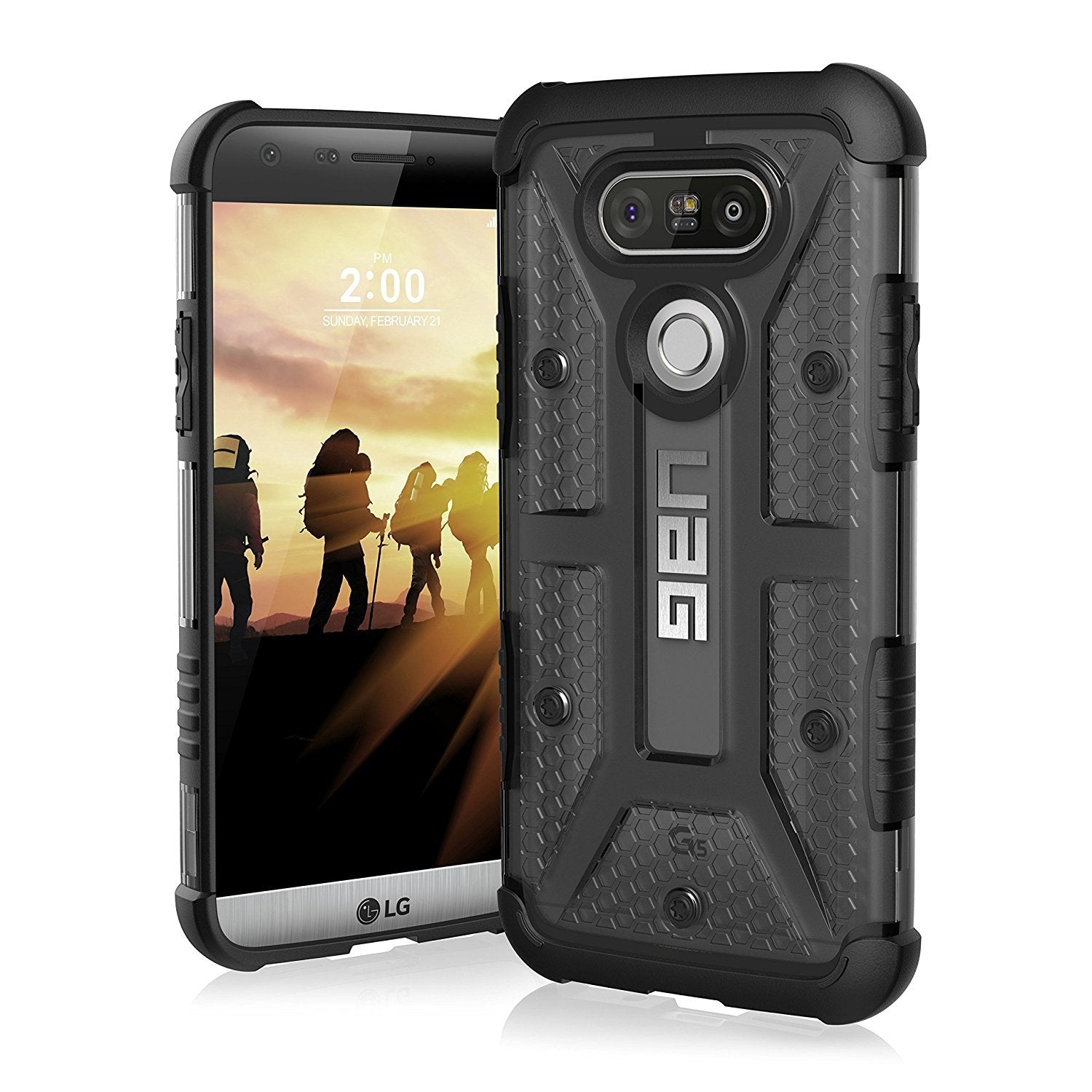 Urban Armor Gear [Uag Compatible With Lg G5 Case Feather-Light Composite [Ash] Military Drop Tested Phone Case