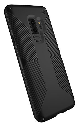 Speck Presidio Grip Samsung Galaxy S9 Plus Case, Black/Black 109513-1050