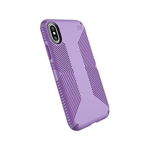 Speck Products Presidio Grip Case For Iphone Xs/Iphone X, Aster Purple/Heliotrope Purple