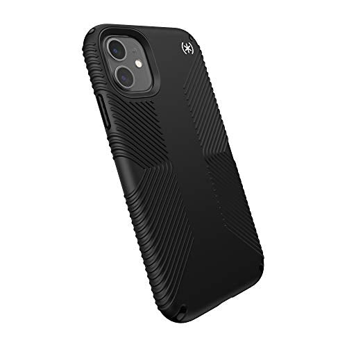 Speck Products Presidio2 Grip Case, Compatible With Iphone 11, Black/Black/Black/White