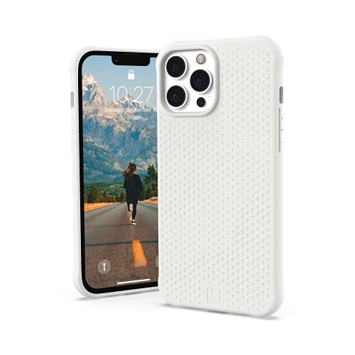 [U] By Uag Designed For Iphone 13 Pro Max Case White Marshmallow Dot Slim Fit Lightweight Stylish Pattern Impact Resistant Protective Phone Cover, [6.7 Inch Screen]