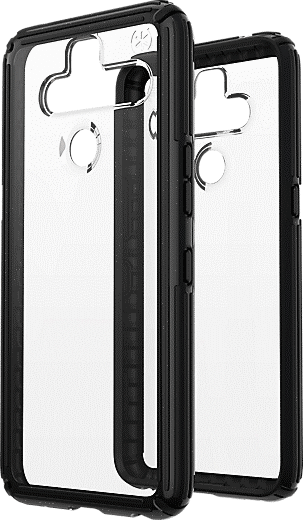 Speck Presidio V-Grip Case For Lg V50 Thinq Black/Clear