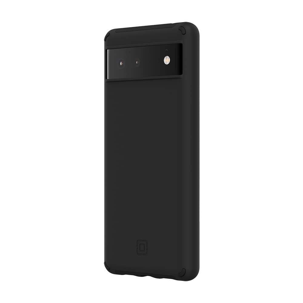 Incipio Duo Case Compatible With Google Pixel 6 (Black) Google Certified [3.6 M Drop-Proof] I Qi Wireless Charging Compatible I Extremely Robust Mobile Phone Case I Shock-Absorbing Case