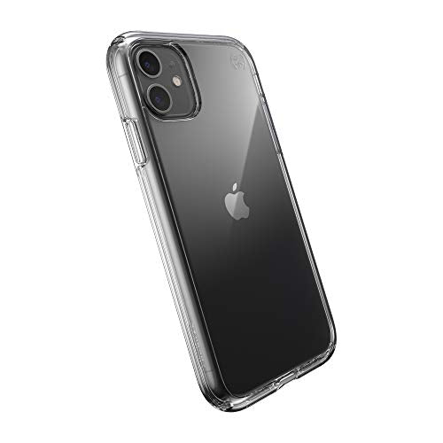 Speck Iphone 11 Clear Case Drop Protection, Anti-Yellowing, Anti-Fade Slim Transparent Shock-Absorbent Iphone 11 Cases Bumper Cover Heavy Duty Perfect Clear Presidio