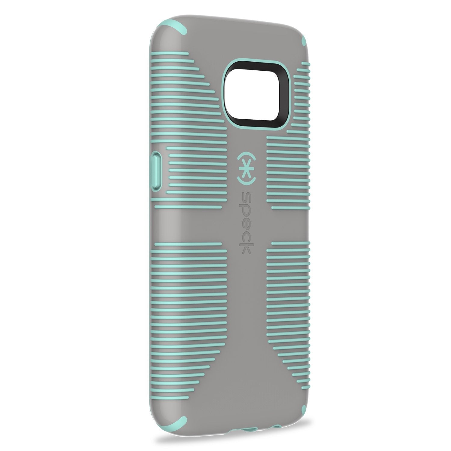 Speck Products Samsung Galaxy S7 Case, Candyshell Grip Case (Sand Grey/Aloe Green), Military-Grade Protective Case