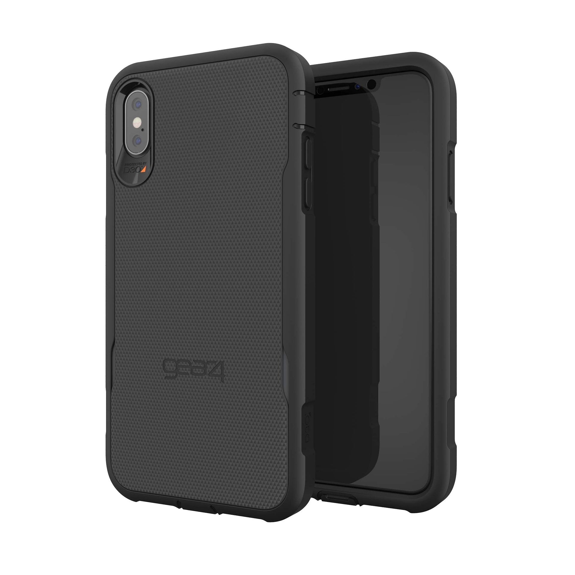 Gear4 Platoon Case With Advanced Impact Protection By D3o Compatible With Iphone Xs Max Black