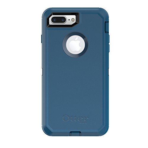 Otterbox Defender Series Case For Iphone 8 Plus & Iphone 7 Plus (Only) Retail Packaging Bespoke Way (Blazer Blue/Stormy Seas Blue)